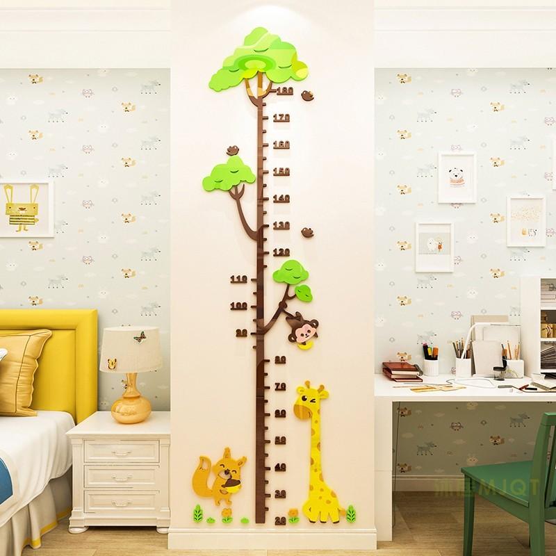 3d ウォールステッカー 身長計 アクリル 動物 木 壁紙 Diy 飾り 幼稚園 子供部屋 装飾 おしゃれ シール 防水 ホーム リビングルーム ベッドルーム インテリア Akuriru03 7 Parisrose 通販 Yahoo ショッピング