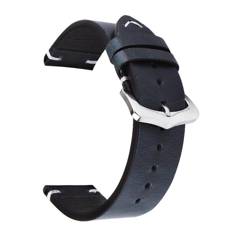 腕時計ベルト 本革製 牛革 穴留め式 ピン ストラップ 交換 腕時計