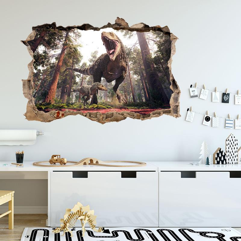 ウォールステッカー 3d 恐竜 動物 壁紙 シール 北欧 インテリア 壁装飾 防水 賃貸 マンション アパート 部屋 寝室 ビングルーム Diy 部屋飾り ホーム装飾 G Dw119 Parisrose 通販 Yahoo ショッピング