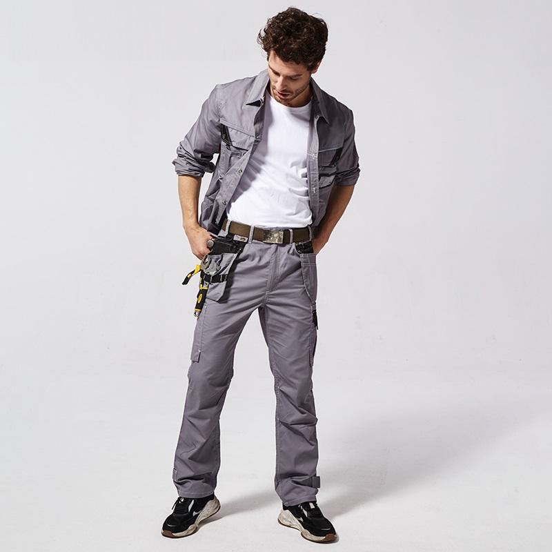 作業着 作業服 電気溶接防護服 上下セット トップス ズボン 電気溶接