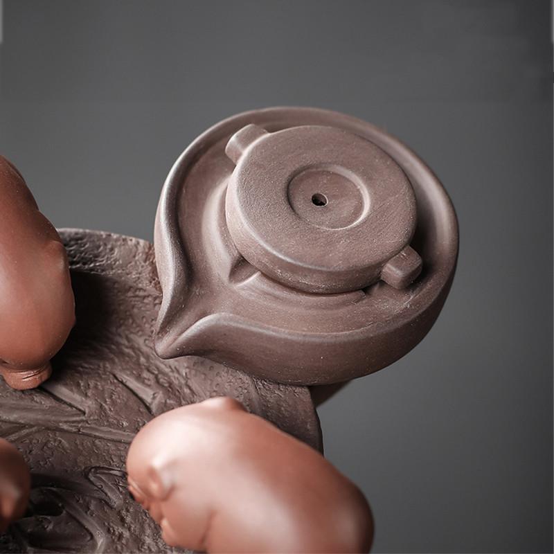 倒流香（流川香）香炉（高級檀香付き）布袋様 Amazon.co.jp: 香炉 倒流香 逆流香 悟空逆流香炉 流川香 お香