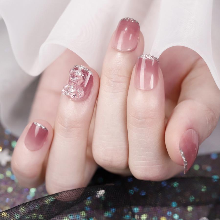 付け爪 ネイルチップ 綺麗 原宿 和風 夢幻 素敵なネイルチップ デコネイルコレクション かわいい 春 夏 秋 冬 ネイル用品 Diyネイル飾り 24枚入 Gd60 Parisrose 通販 Yahoo ショッピング