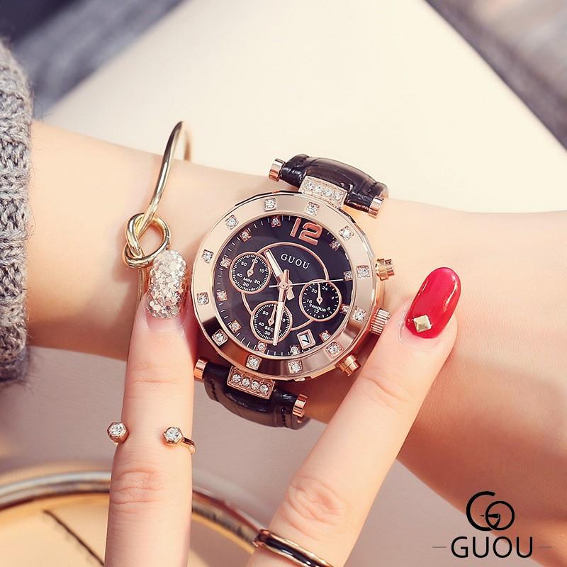 GUOU 腕時計 レディース 女性用 ウォッチ アクセサリー GUOU 腕時計 レディース 女性用 ウォッチ アクセサリー