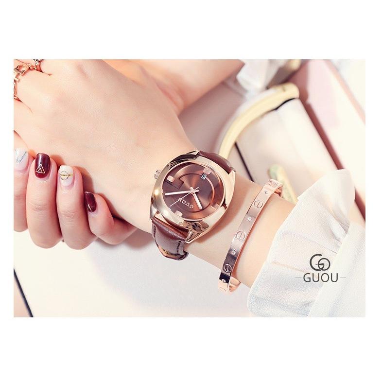 最大20%OFFクーポン／GUOU 腕時計 時計 レディース 女性用 ウォッチ