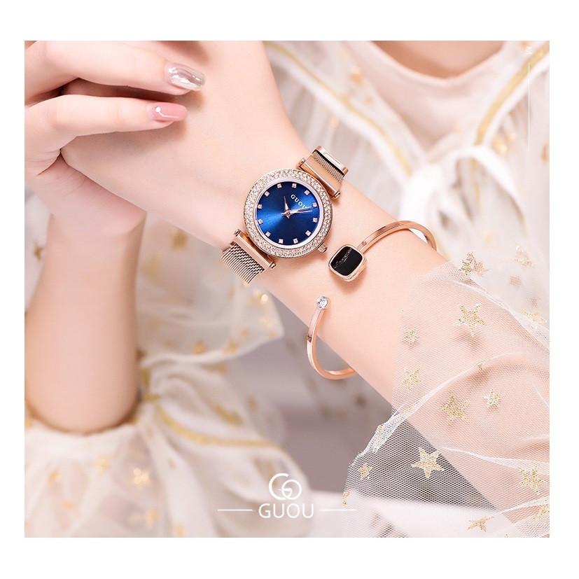 最大20%OFFクーポン／GUOU 腕時計 時計 レディース 女性用 ウォッチ