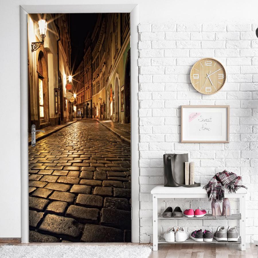 ウォールステッカー 3d 壁紙 シール ドア用ステッカー 貼ってはがせる 室内用 ドア装飾シート 防水シール 部屋 ドアシート ドア壁紙 Diy おしゃれ 飾り M4 Parisrose 通販 Yahoo ショッピング