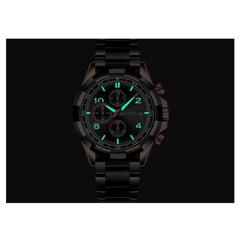 MINIFOCUS ミニフォーカス 腕時計 時計 メンズ 男性用 ストップ
