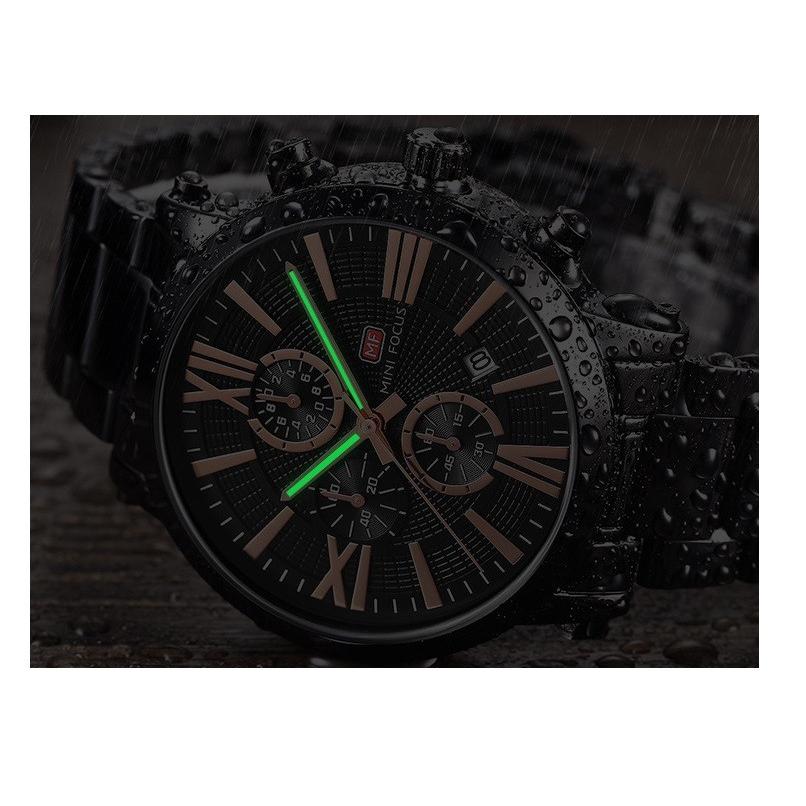 MINIFOCUS ミニフォーカス 腕時計 時計 メンズ 男性用 ストップ