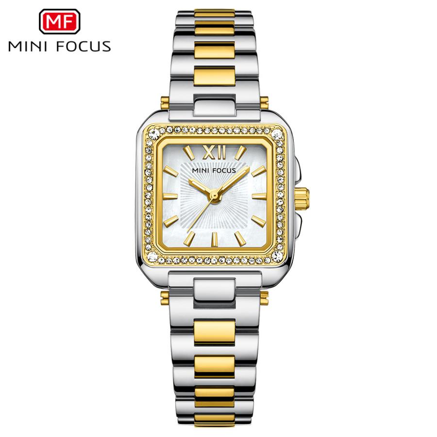 MINIFOCUS ミニフォーカス 日本製ムーブメント シェル文字盤