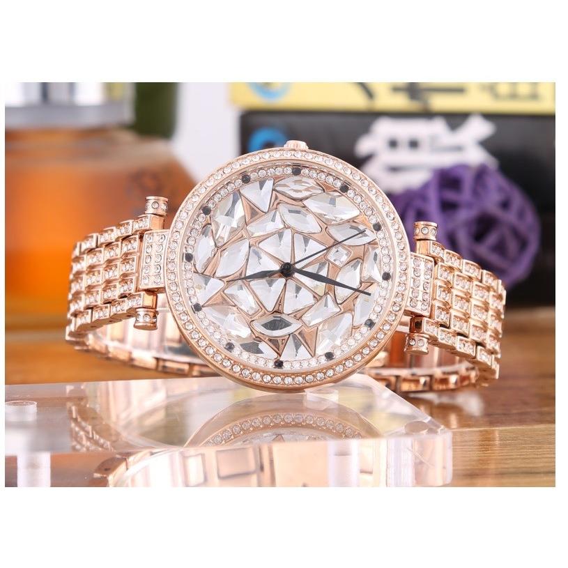 レディース 女性用 腕時計 ウォッチ ラインストーン石使用クォーツ