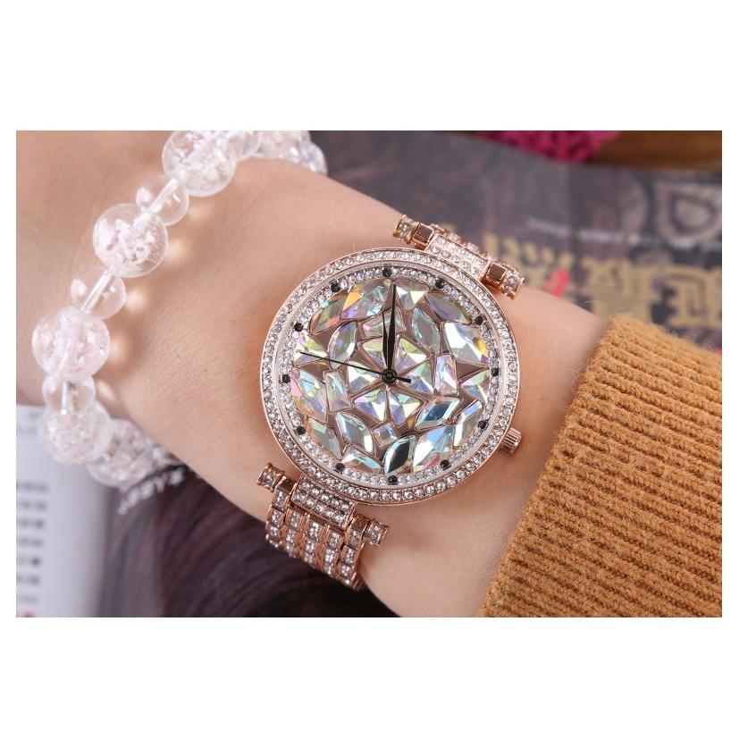レディース 女性用 腕時計 ウォッチ ラインストーン石使用クォーツ