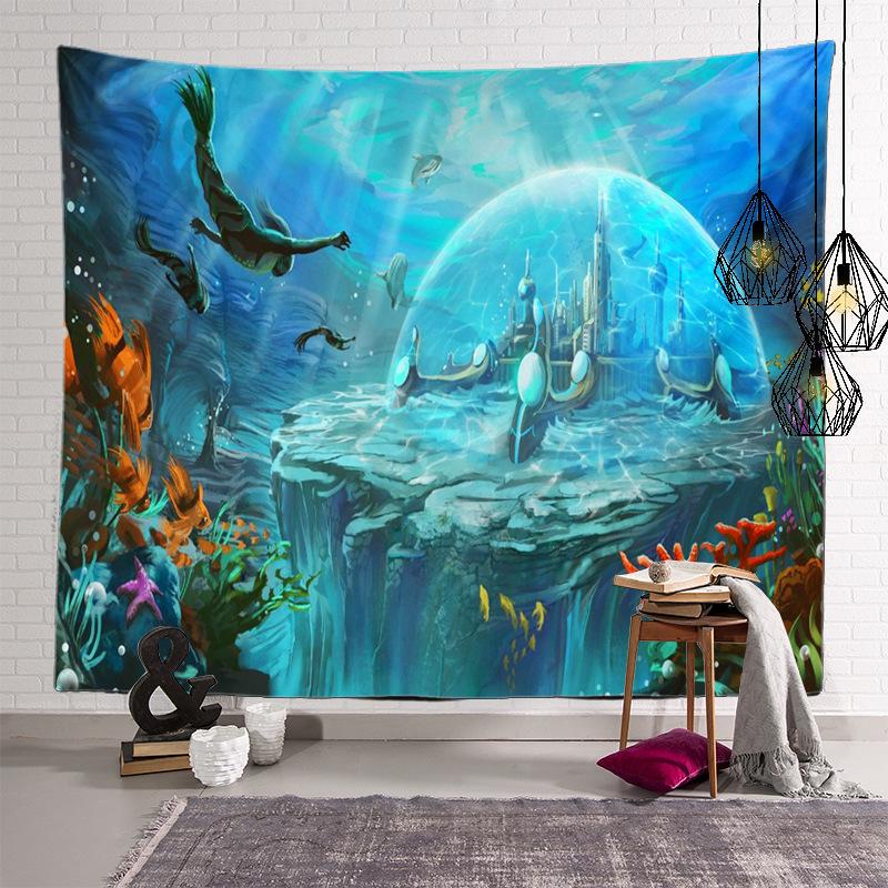 タペストリー 魚 壁掛け壁画 北欧風 多機能壁掛け ファブリック装飾用品 ウォールデコレーション 模様替え 部屋 窓カーテン 個性ギフト おしゃれ飾り S Gt90 30 Parisrose 通販 Yahoo ショッピング