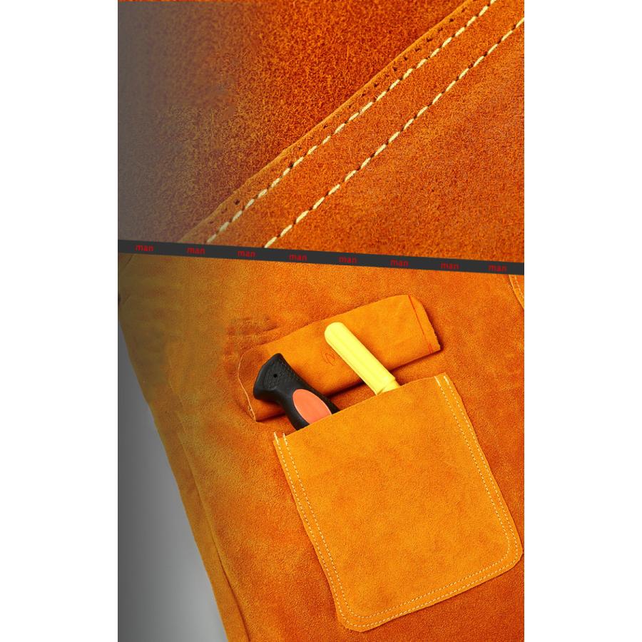 防護服 電気溶接防護服 全牛革溶接防護服 防炎 耐久性 牛革作業服 溶接