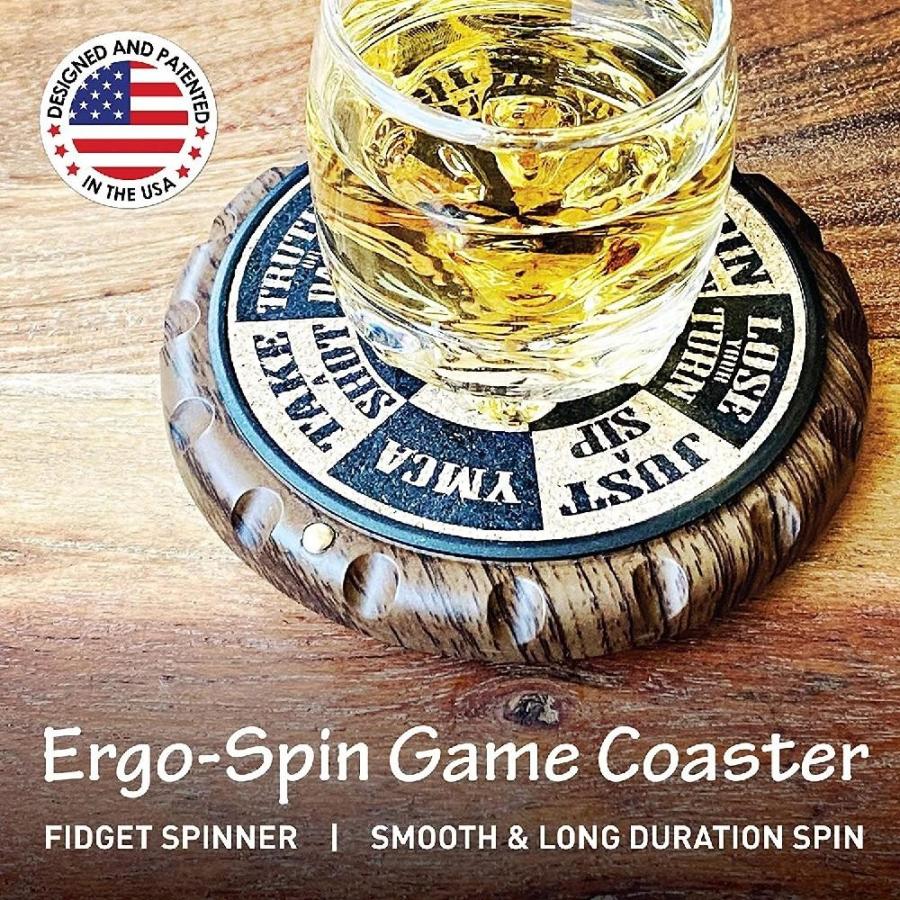 Stinger Ergo Spin コルクコースター ドリンク用 ウイスキーグラス カップ コーヒーマグ オリジナルユニークなスピニングリングデザイン Ses6552 Parisrose 通販 Yahoo ショッピング