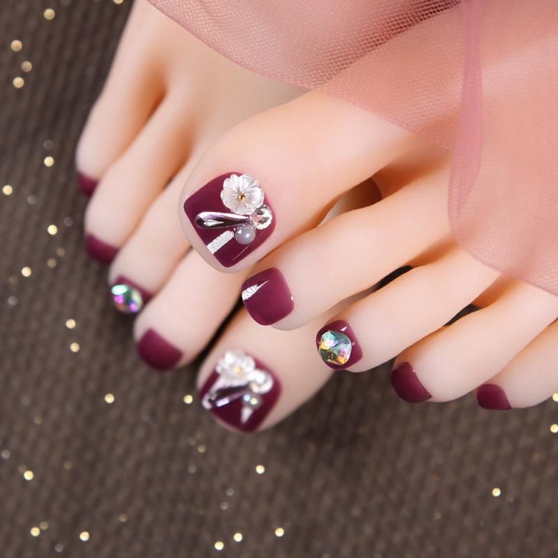 フット ネイルチップ 足用 24枚入 原宿 和風 夢幻 和装 素敵なネイルチップ デコネイルコレクション シンプル かわいい 春 夏 秋 ネイル用品 Diyネイル飾り Wn40 Parisrose 通販 Yahoo ショッピング