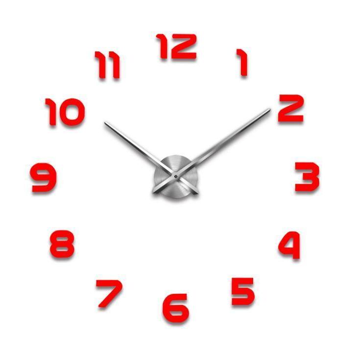 ウオールステッカー 壁時計 掛け時計 大きいサイズ DIY インテリア 室内 ウォールクロック 時計を壁面に自由に設置できる シンプル 部屋装飾 簡単なおしゃれ時計｜parisrose｜06
