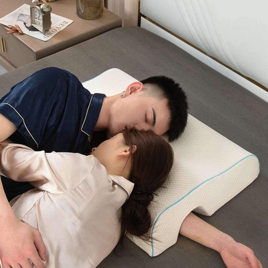 枕 カップル枕 オフィス枕 睡眠を向上するサブ枕 腕が痺れない カップル用枕 睡眠枕 昼寝枕 人間工学設計寝枕 頸椎を保護する Z04 Parisrose 通販 Yahoo ショッピング