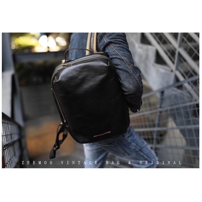 ZEEMOO メンズリュックサック 本革バッグ 牛革 レザー leather ZEEMOO メンズリュックサック 本革バッグ 牛革 レザー leather