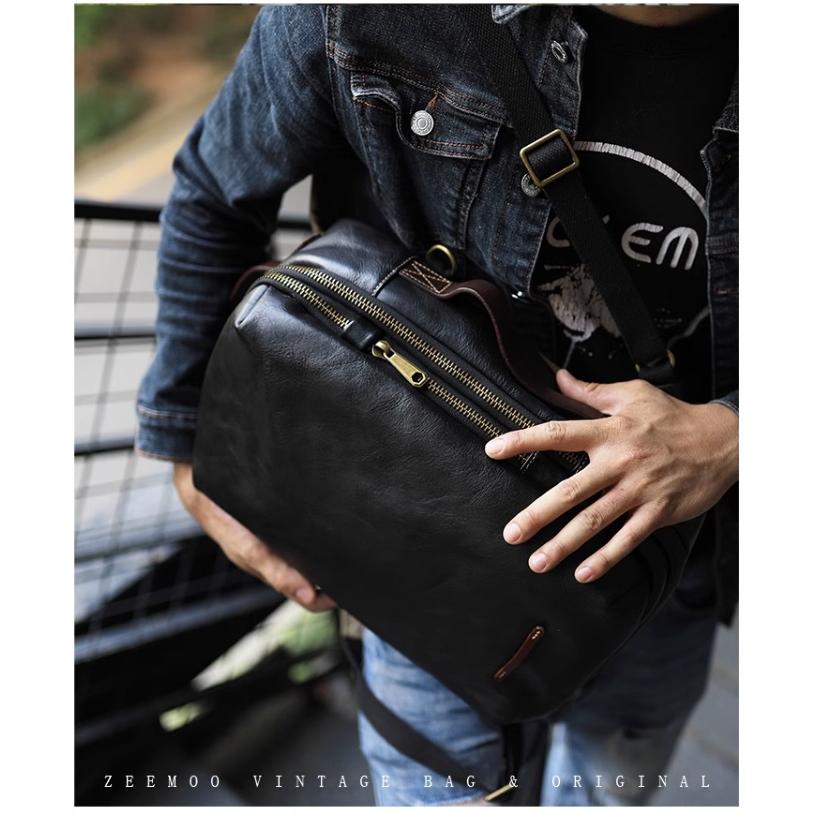 ZEEMOO メンズリュックサック 本革バッグ 牛革 レザー leather ZEEMOO メンズリュックサック 本革バッグ 牛革 レザー leather