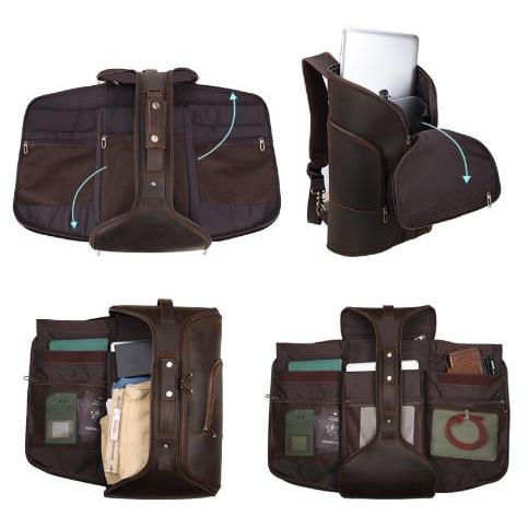 本革 牛革 メンズ リュックサック レザー バッグ 通勤 通学 出張 通勤 通学 出張