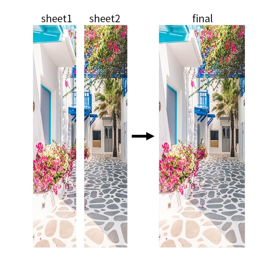 売却 ウォールステッカー ドア シール 室内用ドア装飾シート 防水シール 部屋 ドアシート 3d ドア壁紙 Diy おしゃれ 飾り Cisama Sc Gov Br