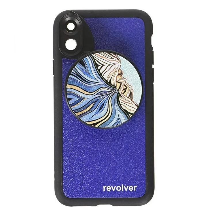 Revolver M6 Len Kit 6in1 iphoneX 7P/8P plus ZTYLUS スピードレンズカメラ切り替え設計- アイフォンX　スマホーX Glacial River Blue｜parisroseno2