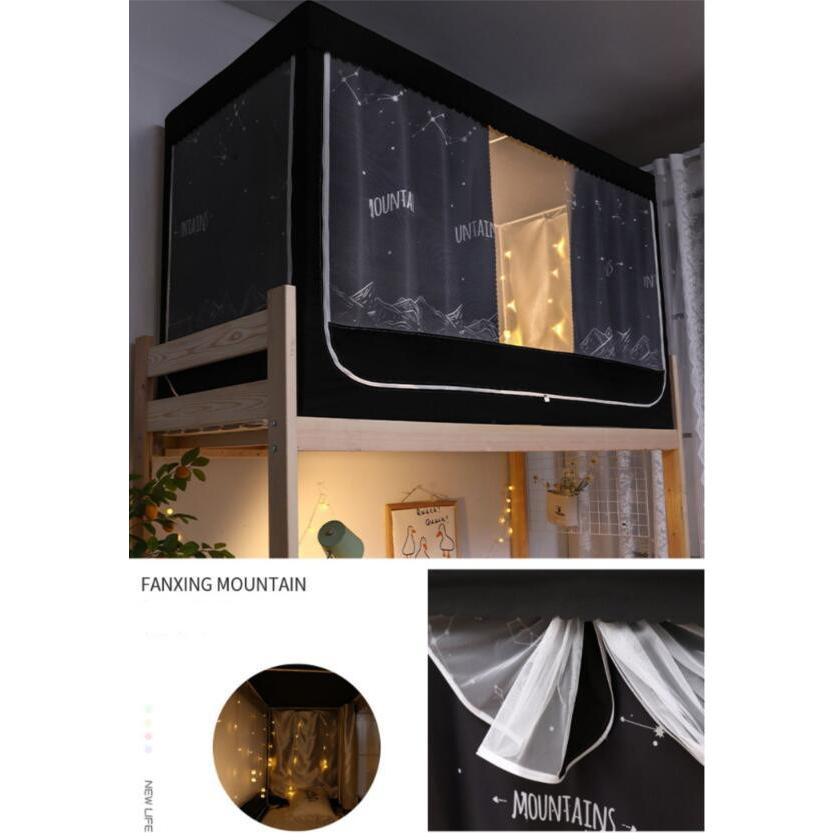 かや 蚊帳 シングルベッド 室内カーテン 学生寮 ベッドテント プライバシーテント プライバシー蚊帳 遮光 通気性抜群 防虫 防蚊 防塵 多機能 :  lukinleather - 通販 - Yahoo!ショッピング