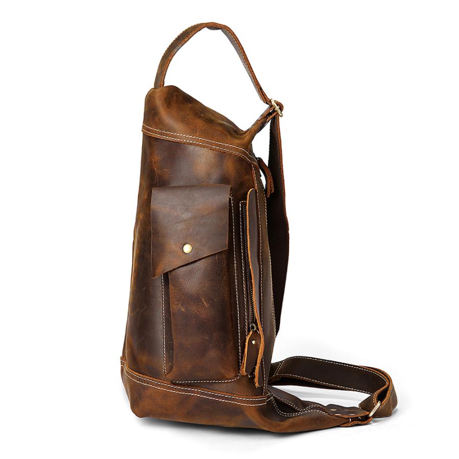 割引を販売 本革 レザー ボディバッグ メンズ ショルダーバッグ 斜めがけバッグ 牛革 大容量 多機能 丈夫 防水 自転車 通勤通学 旅行人気 防水 Ipad収納可 相場 Www Superavila Com