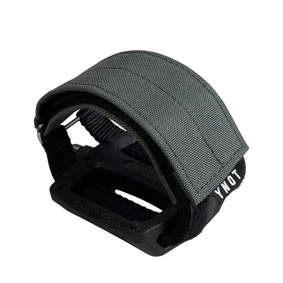 YNOT ペダルストラップ(ブラック) YNOT ワイノット Pedal Strap Standard Cordura 自転車 ペダル