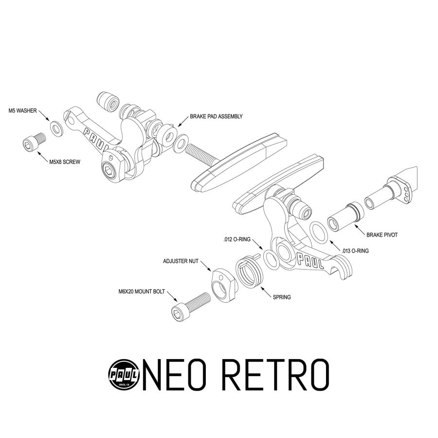 Paul ポールコンポーネント NEO-Retro (Cantilever Brake ) ネオレトロ カンチブレーキ 自転車 Paul Component Engineering｜parksider｜05