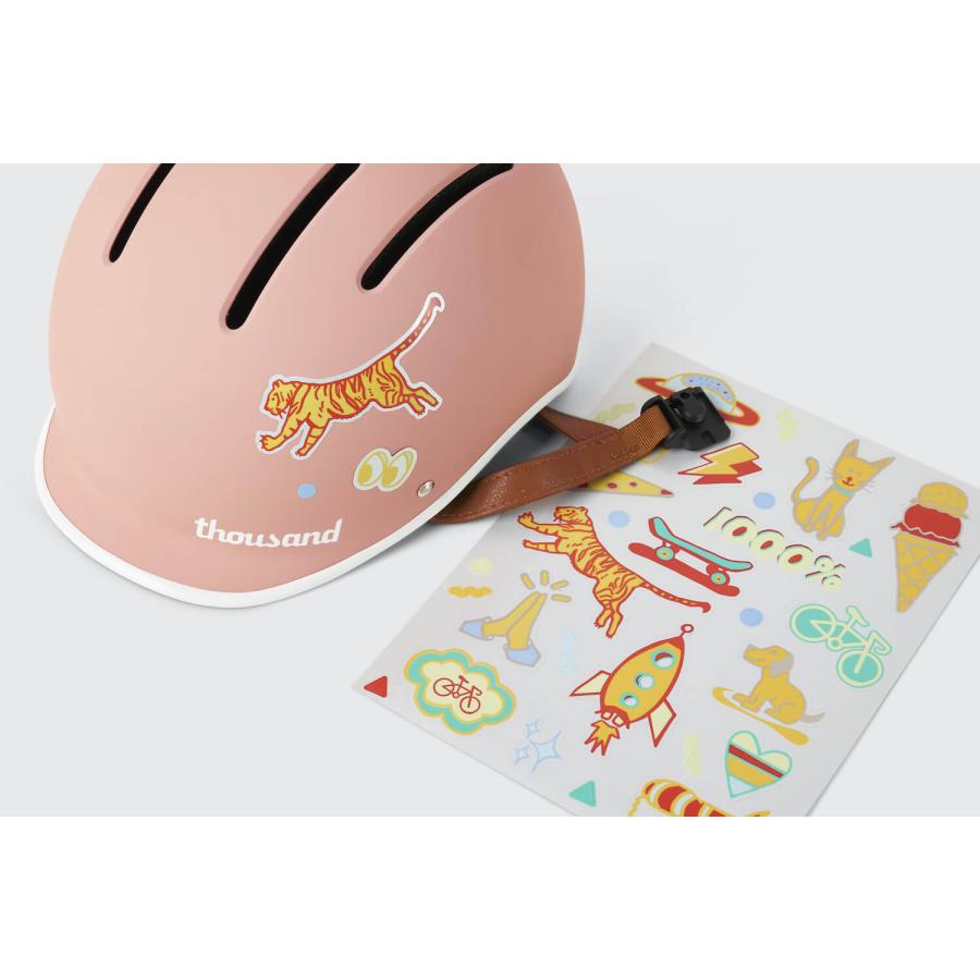 thousand サウザンド Thousand Jr. Kids Helmet Power Pink ヘルメット キッズヘルメット ジュニア 子供 自転車 スケートボード スケボー 子ども用｜parksider｜11