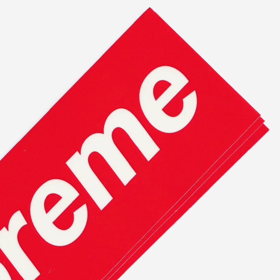 Supreme（シュプリーム） Clear Vinyl Box Logo Sticker クリア