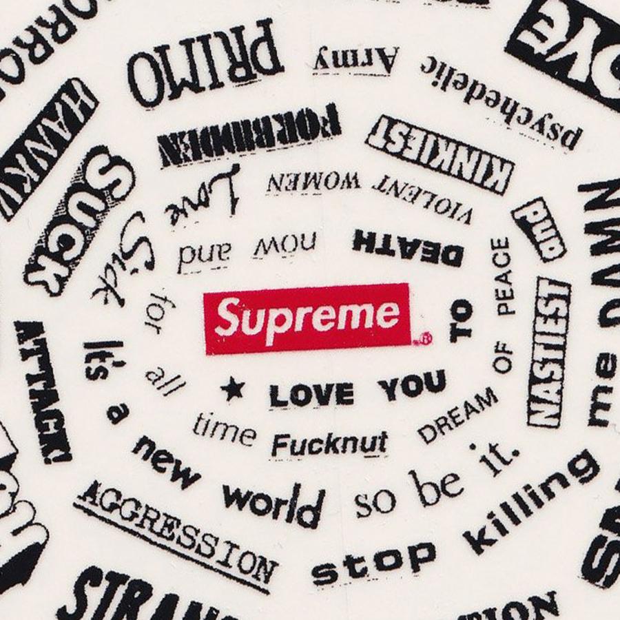 Supreme シュプリーム Spiral Sticker スパイラル ステッカー 21SS｜parksider｜05