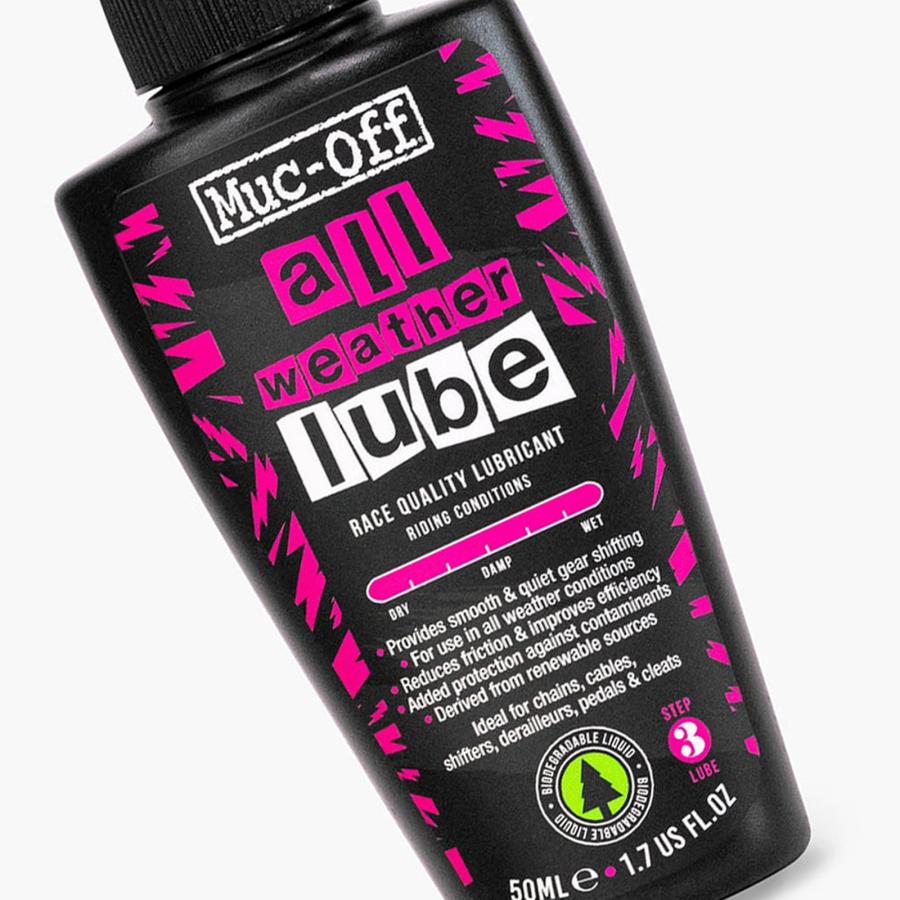 【日本正規品】MUC-OFF マックオフ ALL WEATHER LUBE 50ml オール ウェザー ルブ 自転車用 チェーンオイル｜parksider｜03