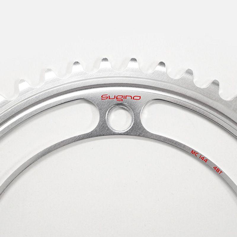 Sugino  スギノ MC144 Chainring (Silver , 49T-50T) チェーンリング 自転車 シルバー｜parksider｜02