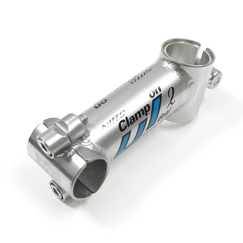 NITTO 日東 ニットー Clamp on UI-2 Ahead Stem (Silver , 1-1/8" , 26.0mm) アヘッドステム 自転車｜parksider