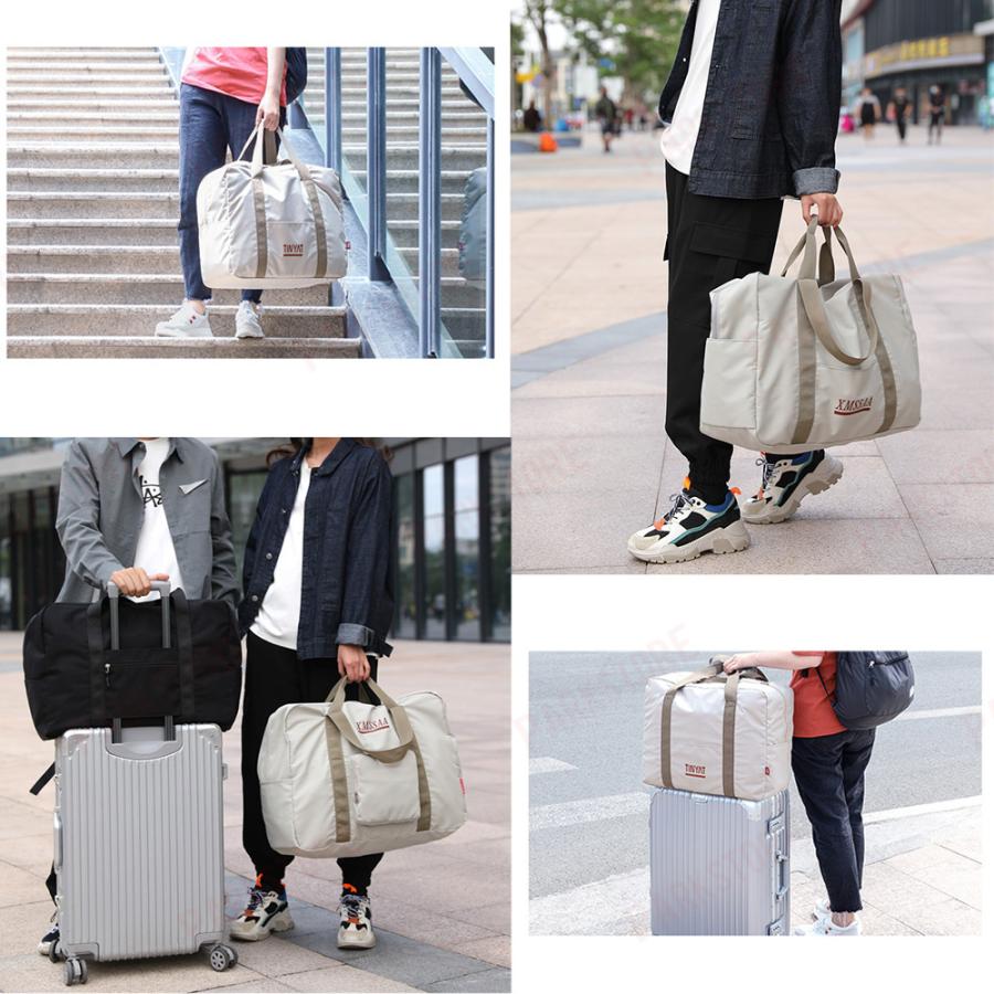 トートバッグ 大きい メンズ レディース ボストンバッグ 大容量 折りたたみ可能 おしゃれ 修学旅行 旅行バッグ 旅行用 ブランド レザー 手提げバッグ 4色 Pk Zh966 パークストア 通販 Yahoo ショッピング