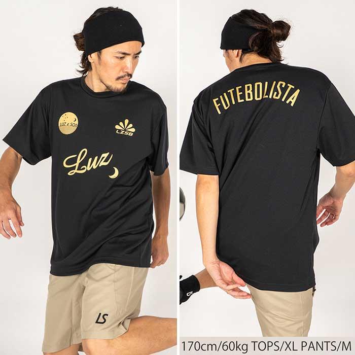 R*a様 LUZ e SOMBRA ブラック XL サッカーシャツ ルースイソンブラ（LUZ e SOMBRA） ×quebra 別注 プラシャツ S1311922