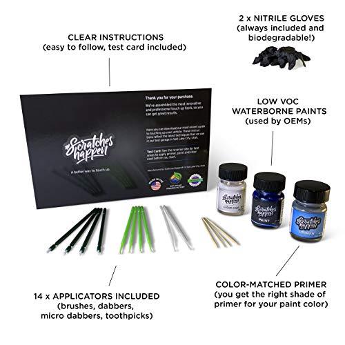 大特価販売 ScratchesHappen Exact-Match Touch Up Paint Kit Compatible with Vespa Sienna Ivory (552) -ボトル、優先