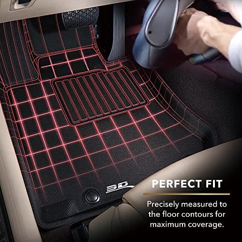 日本向け正規品 3 D MAXpider Custom Fit Floor Liner for Acura MDX 2022 7 SEAT R 1 R 2 R 3、Kaguシリーズ、4 PCS