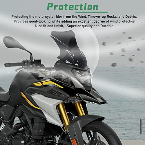 割引 Safuotn Motorcycle Windshield G 310 GS Accessories Touring Windscreen Flyscreen Wind Screen Deflector Front Fairing fits for B-M-W G 310 GS G 310