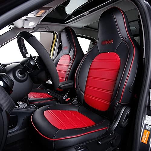 保存状態良好☆ Y.Two jeans Car Leather Cushion Seat Protection Cover Decoration for Smart 453 Fortwo (色:Rojo、サイズ:A)