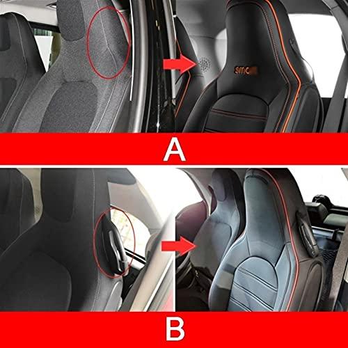保存状態良好☆ Y.Two jeans Car Leather Cushion Seat Protection Cover Decoration for Smart 453 Fortwo (色:Rojo、サイズ:A)