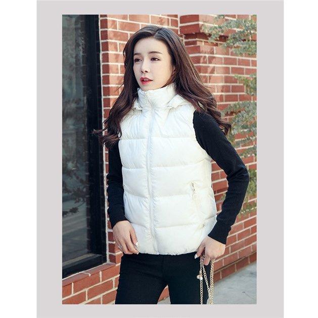 激安先着 ロングベスト 中綿ベスト ダウンベスト レディース フード付き 着痩せ アウタ Benefit Planning Com
