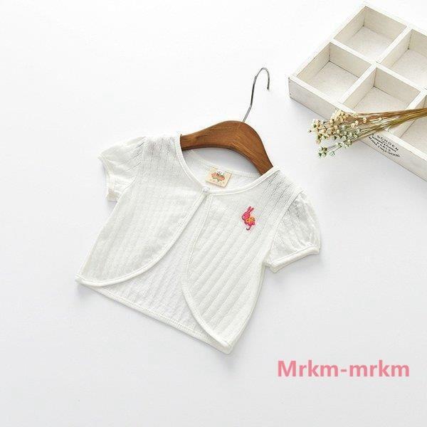店内全品対象 カーディガン ボレロ 半袖 ひとつボタン 子供服 キッズ 羽織り 薄手 ワンポイント刺繍 ウサギ 一つボタン シンプル 可愛い かわいい 女の子 女児 Whitesforracialequity Org