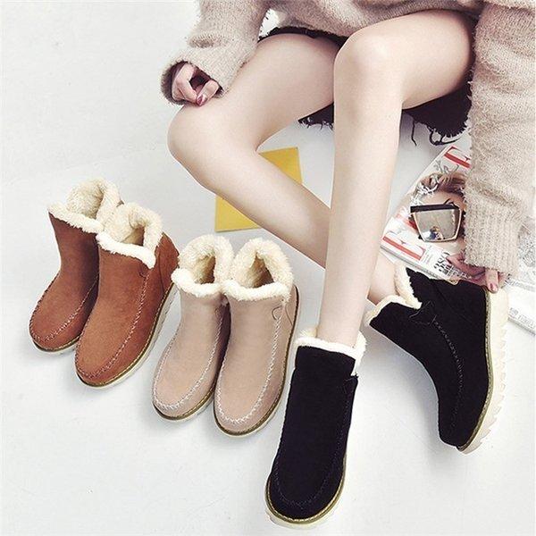 素敵でユニークな モコモコ シューズ ローヒール フラット スノーブーツ ボア ブーツ レディース ショートブーツ ムートンブーツ あったか カジュアル 厚底 防寒 ムートンブーツ サイズ 38 24cm Www Cognitiva La