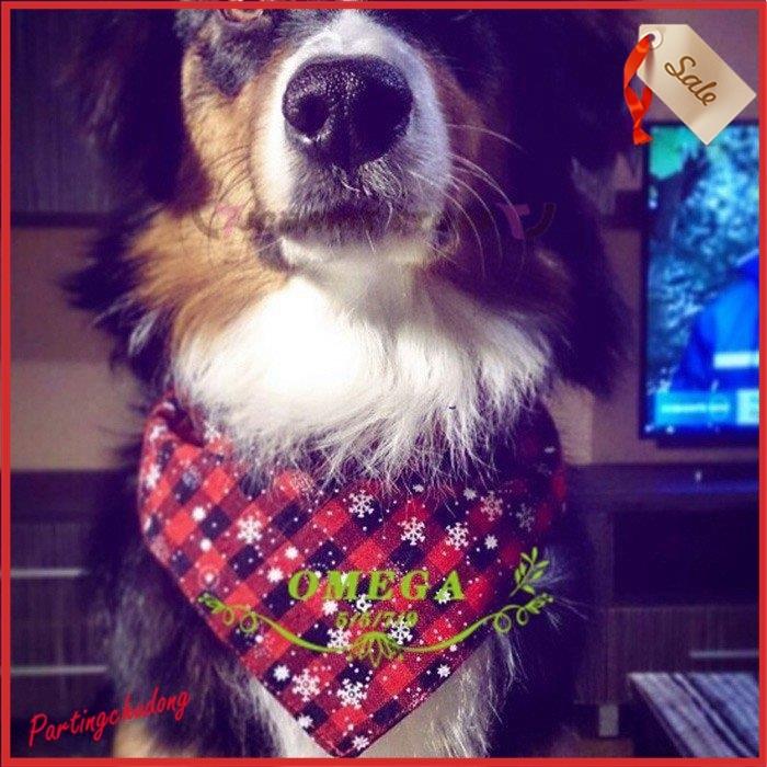 2021年製 犬用アクセサリー ペット用 バンダナ スカーフ 小型犬 犬の服 ...
