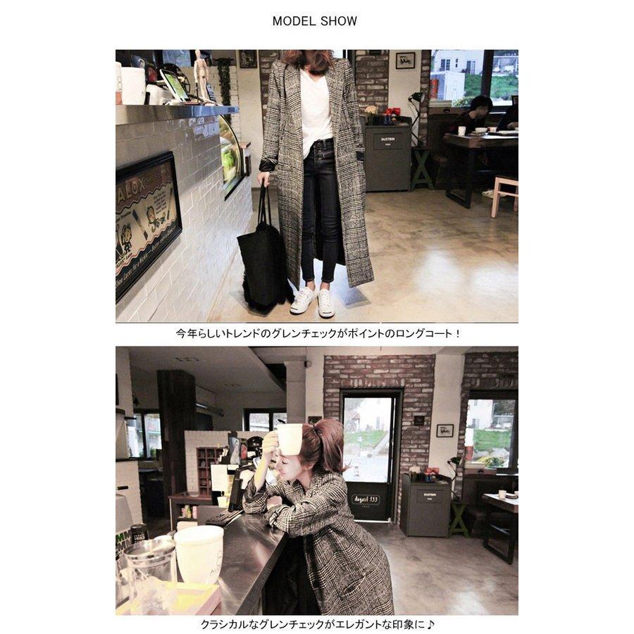 「かわいい～！」 レディース ピーコート 秋冬コート グレンチェックコート Pコート 2021秋冬新作 オーバーサイズ ラシャコート ダブル