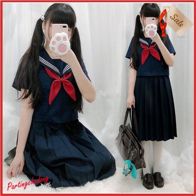 素晴らしい価格 セーラー服 女子jk制服 学生服 上下セットアップ 半袖セーラー服 ミモレ丈スカート リボン 中学生 高校生 大人 可愛い 春 夏 Umb Digital