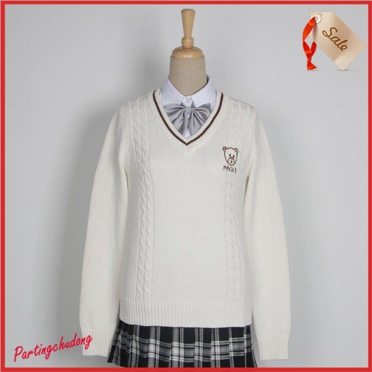 通販でクリスマス ニットカーディガン 女子高生制服 Vネック サマー カーディガン セーター カーデ オフィス 衣装 学生服 学生
